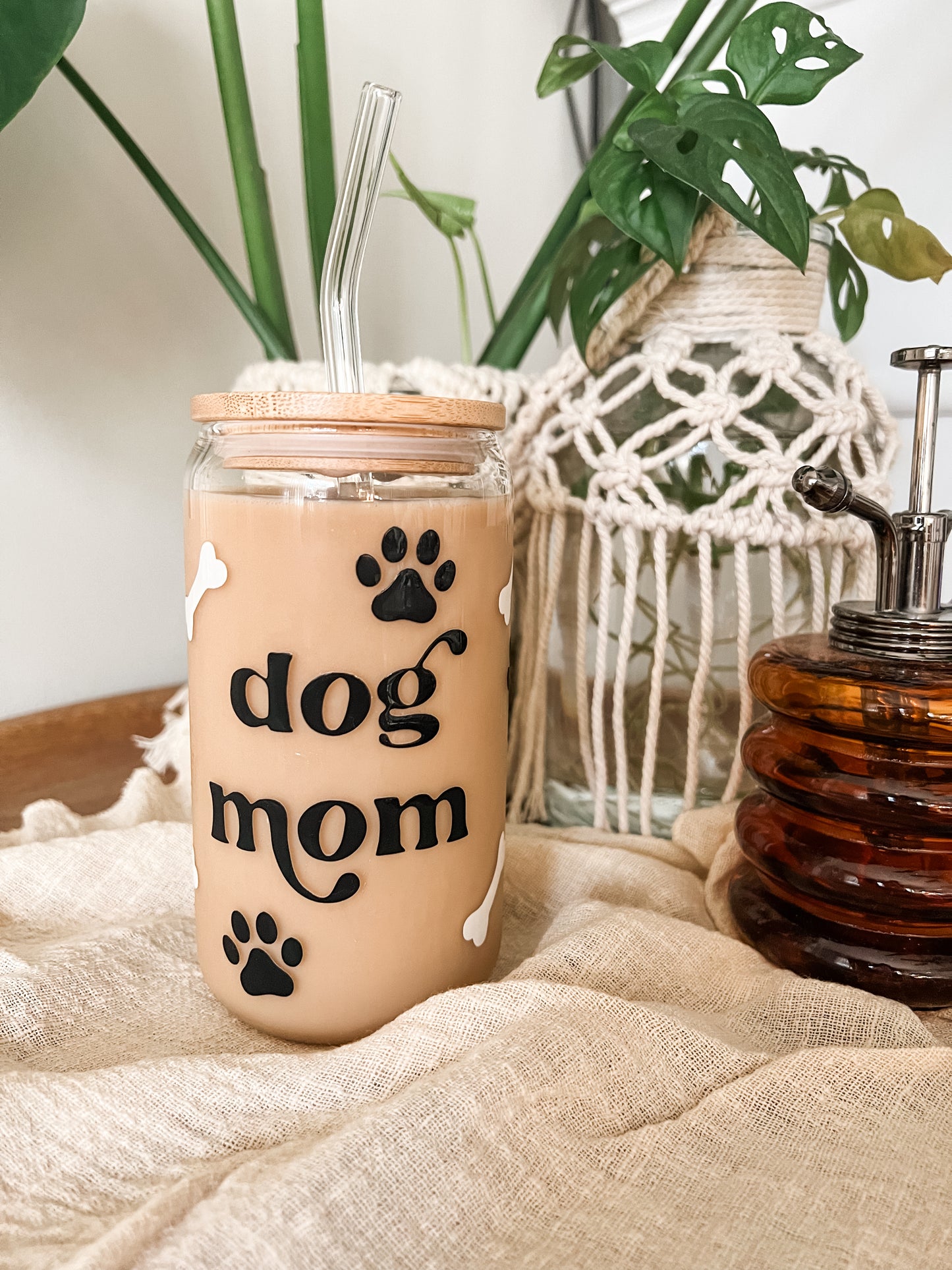 Dog Mom Bone Cup