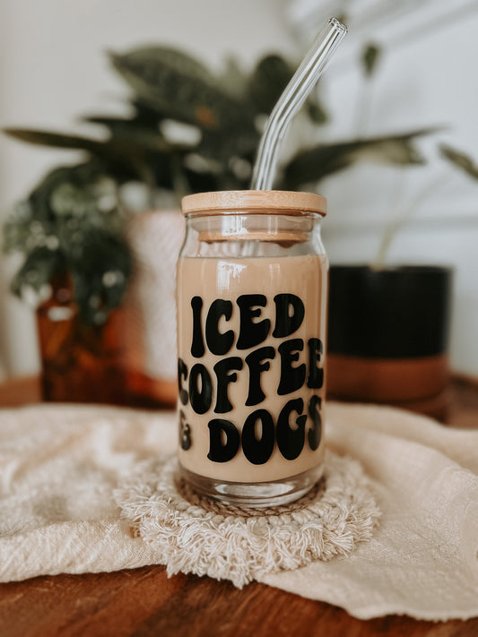 Iced Coffee + Dogs